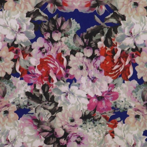 Talbots* Women's Fully Lined 6" Back Slit Multicolor Floral Pencil Skirt~Size 8p - Picture 8 of 8